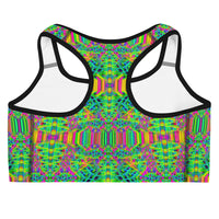 Thumbnail for Psychedelic Rave Sports Bra