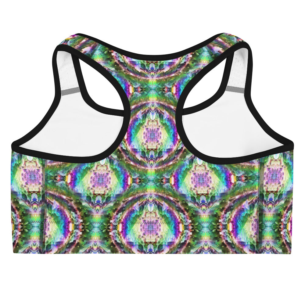 Psychedelic Rave Sports Bra