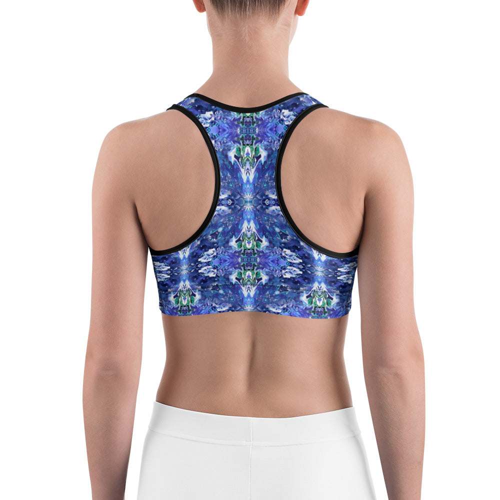 Psychedelic Rave Sports Bra