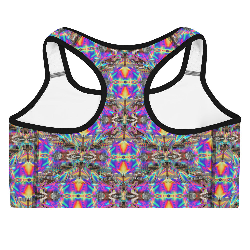 Psychedelic Rave Sports Bra