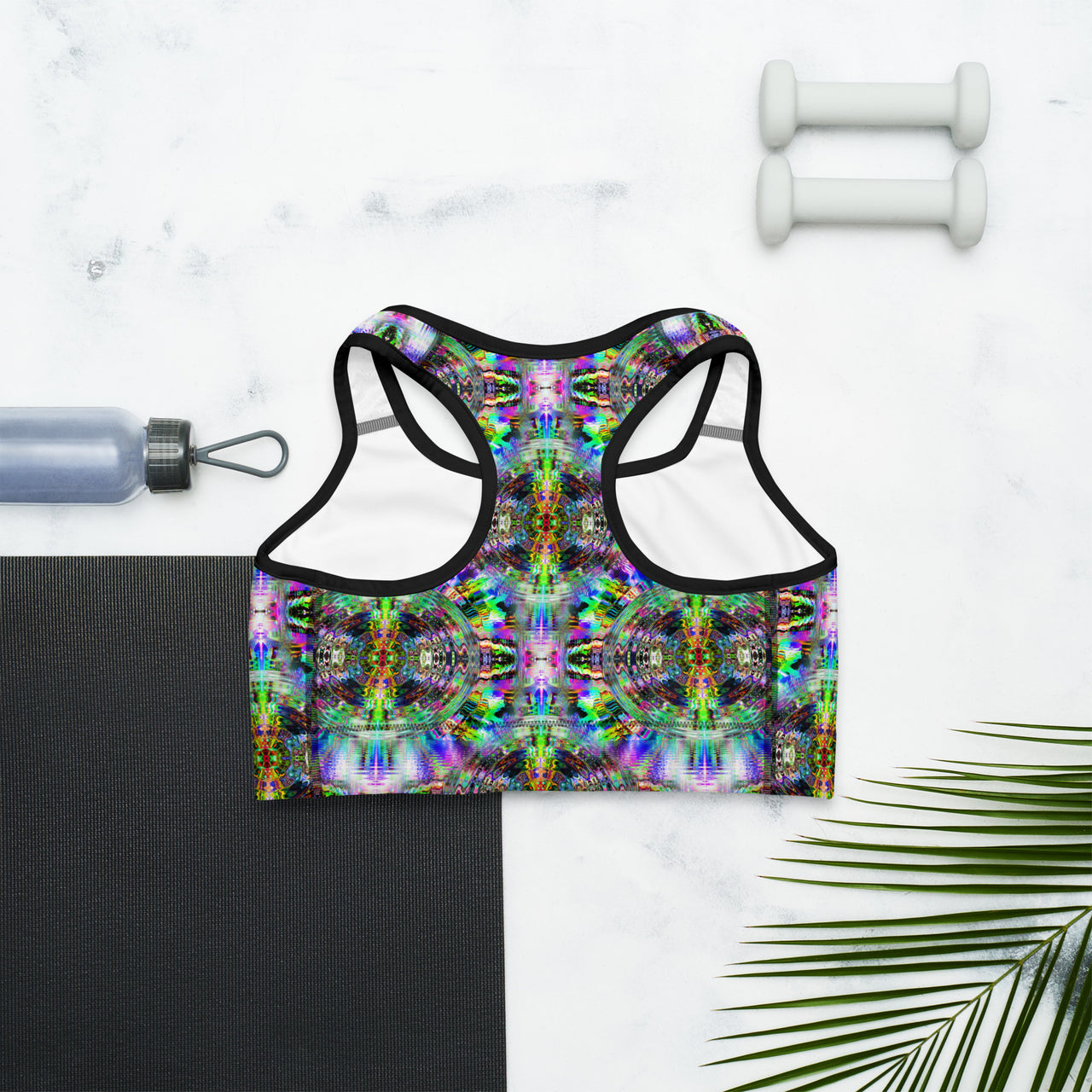 Psychedelic Rave Sports Bra