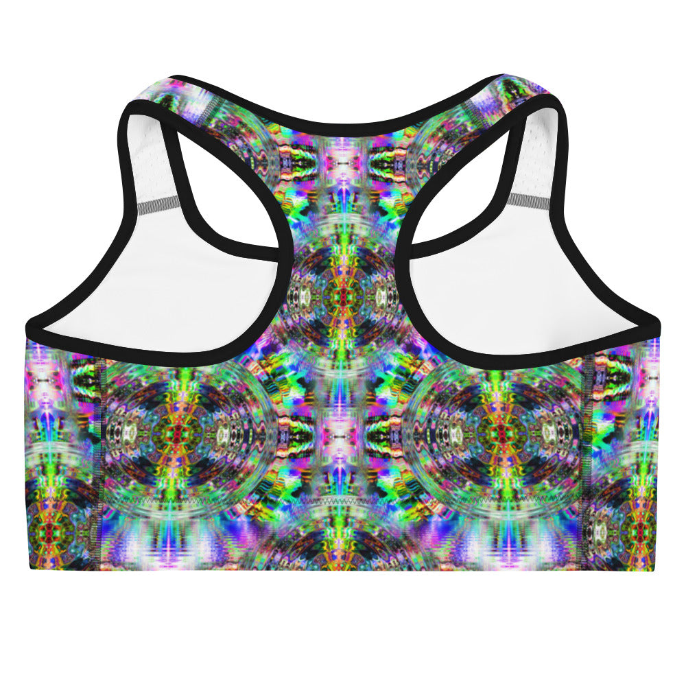 Psychedelic Rave Sports Bra