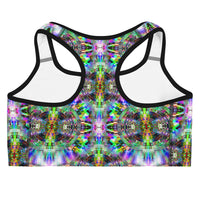 Thumbnail for Psychedelic Rave Sports Bra