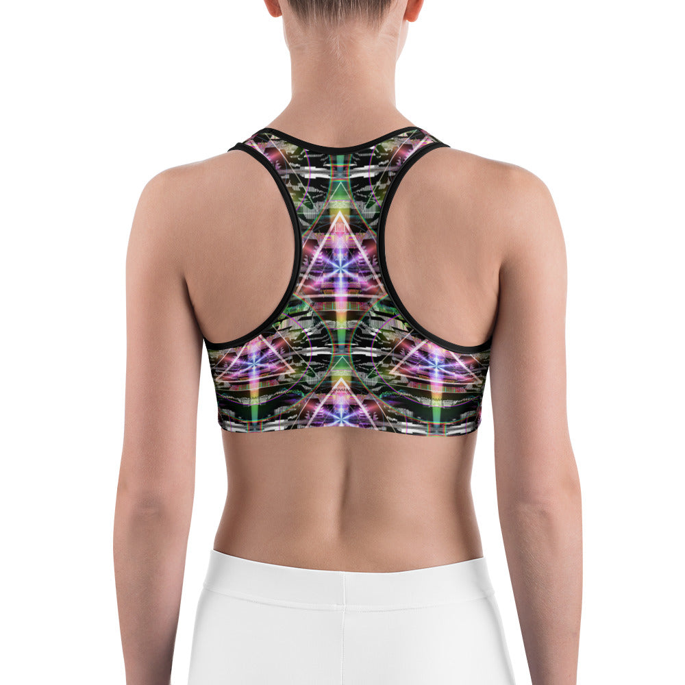 Psychedelic Rave Sports Bra