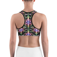 Thumbnail for Psychedelic Rave Sports Bra