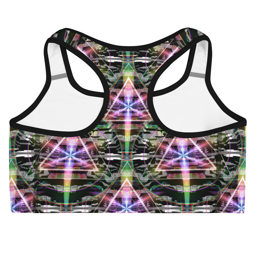 Psychedelic Rave Sports Bra