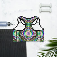 Thumbnail for Psychedelic Rave Sports Bra