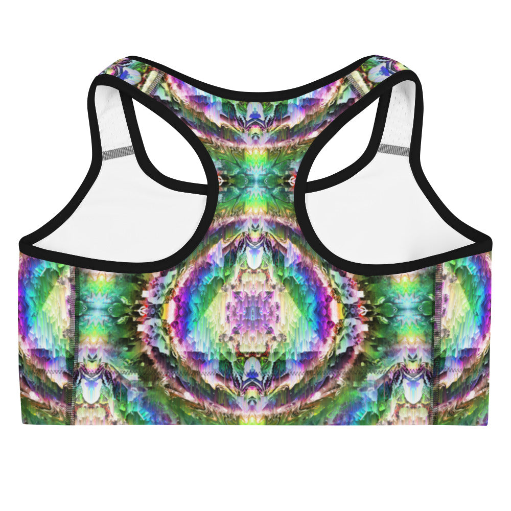 Psychedelic Rave Sports Bra