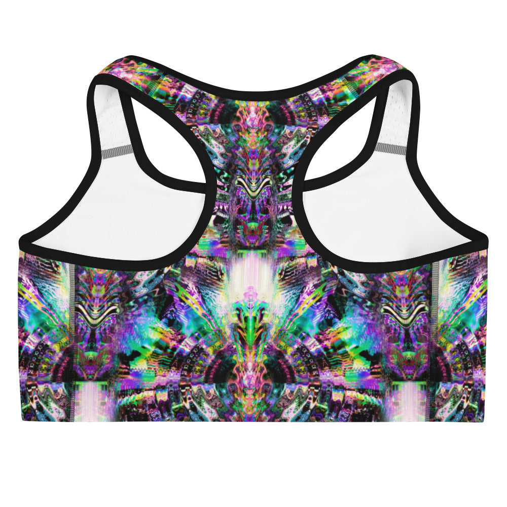 Psychedelic Rave Sports Bra