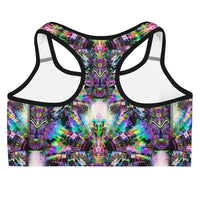 Thumbnail for Psychedelic Rave Sports Bra