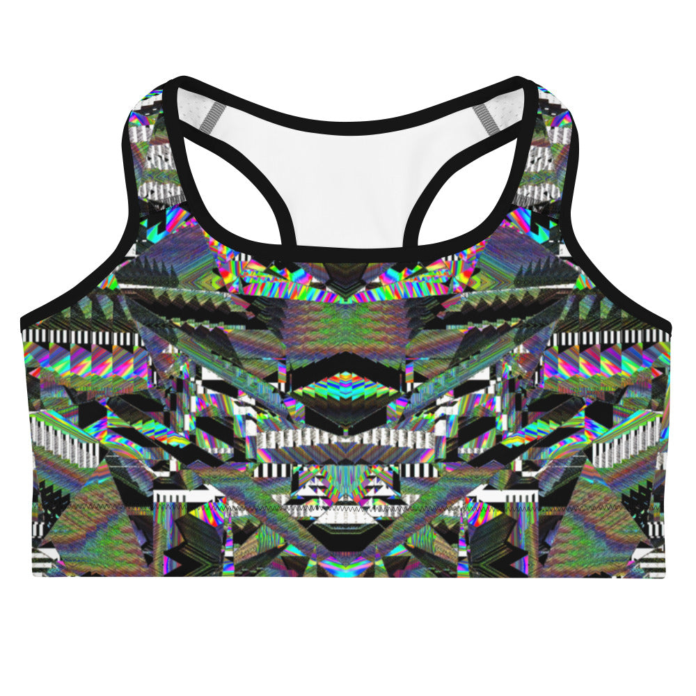 Psychedelic Rave Sports Bra