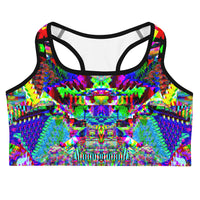 Thumbnail for Psychedelic Rave Sports Bra