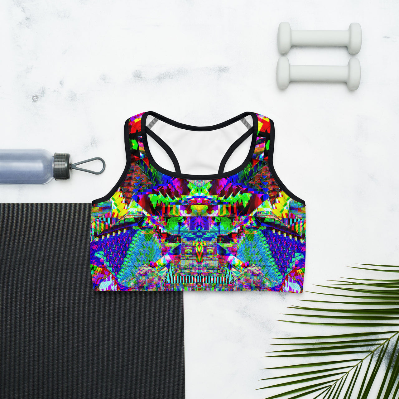 Psychedelic Rave Sports Bra