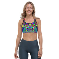 Thumbnail for Psychedelic Rave Sports Bra