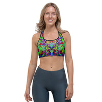 Thumbnail for Psychedelic Rave Sports Bra