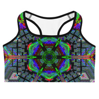 Thumbnail for Psychedelic Rave Sports Bra