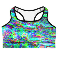 Thumbnail for Psychedelic Rave Sports Bra