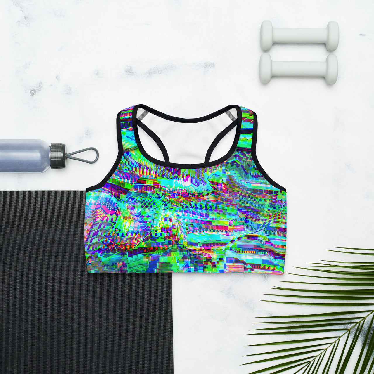 Psychedelic Rave Sports Bra