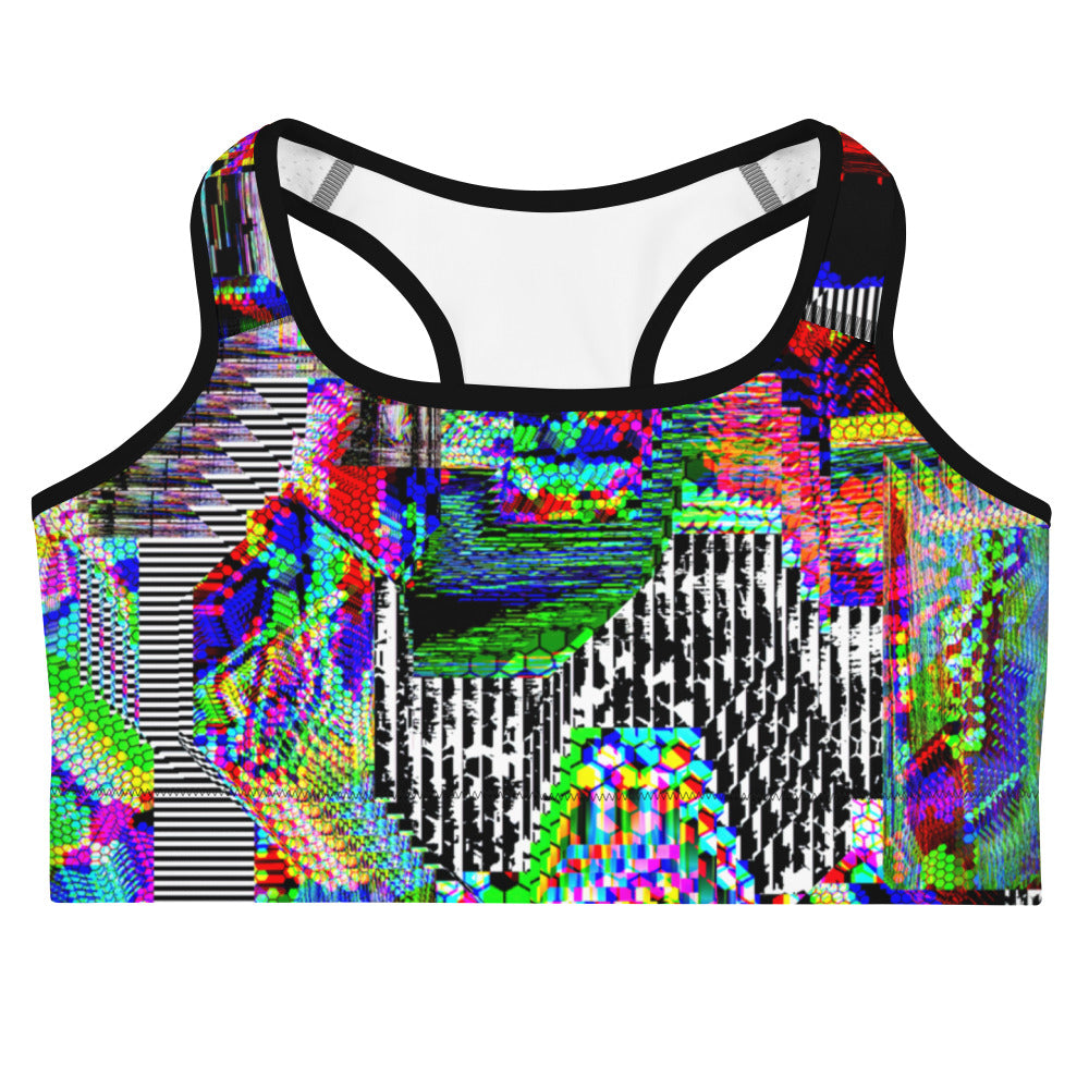 Psychedelic Rave Sports Bra