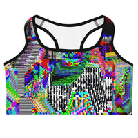 Thumbnail for Psychedelic Rave Sports Bra