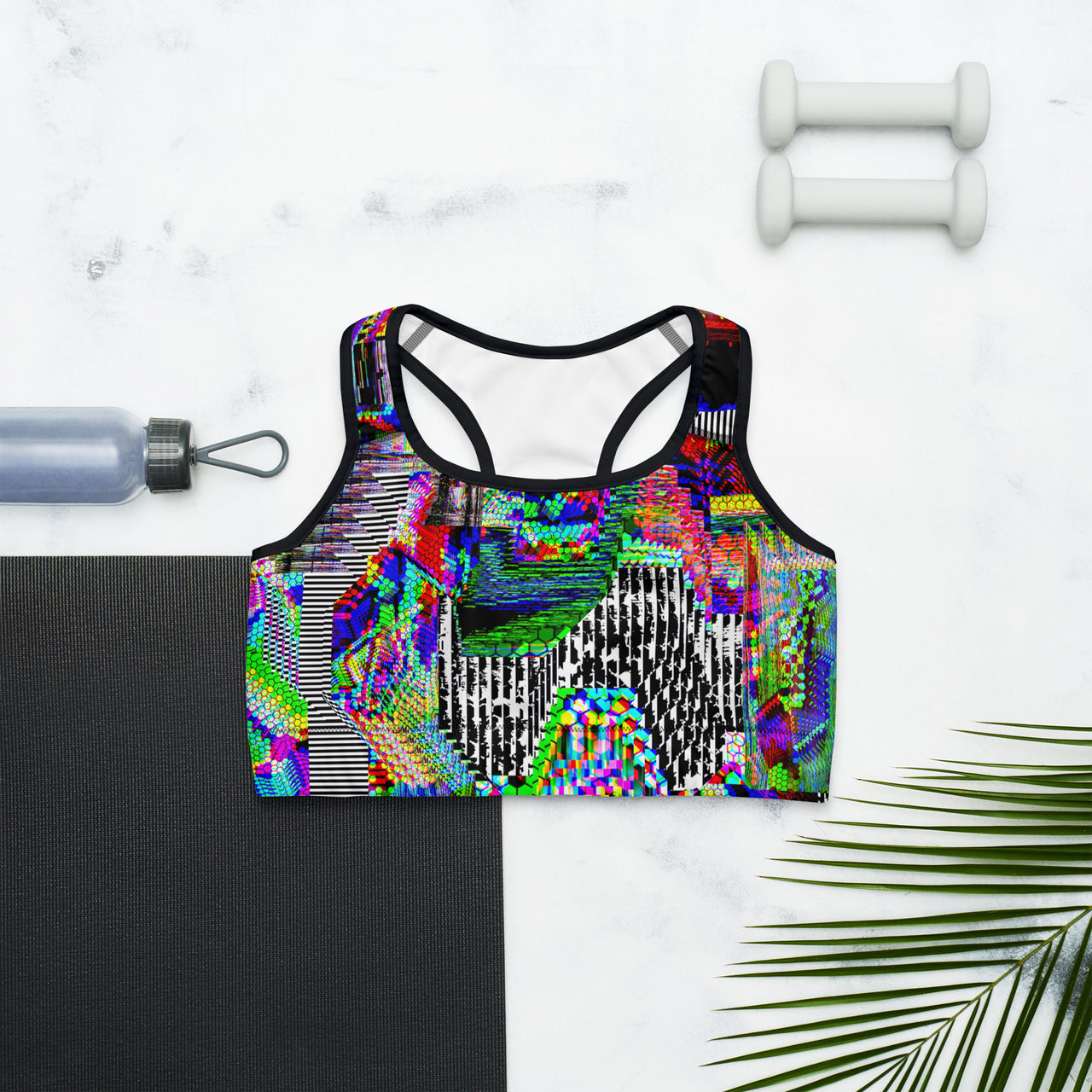 Psychedelic Rave Sports Bra