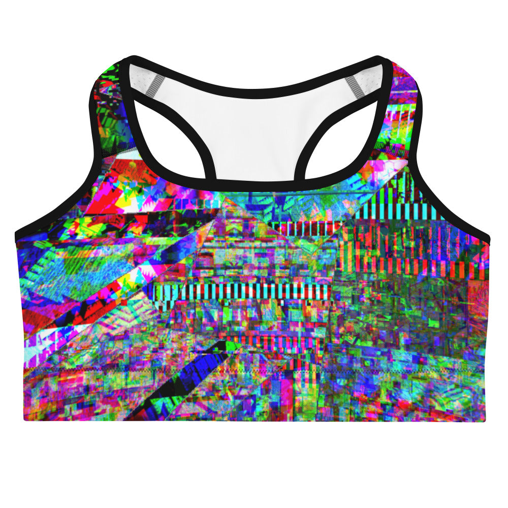 Psychedelic Rave Sports Bra