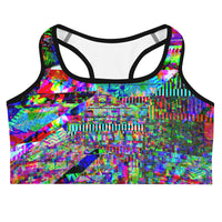 Thumbnail for Psychedelic Rave Sports Bra