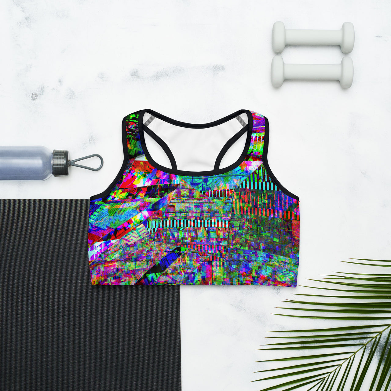 Psychedelic Rave Sports Bra