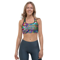 Thumbnail for Psychedelic Rave Sports Bra