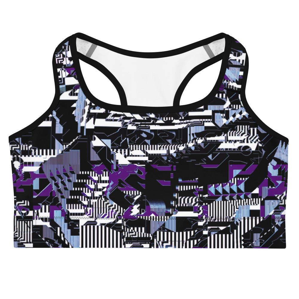 Psychedelic Rave Sports Bra