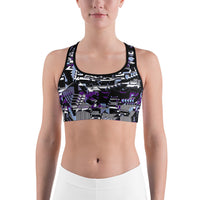 Thumbnail for Psychedelic Rave Sports Bra