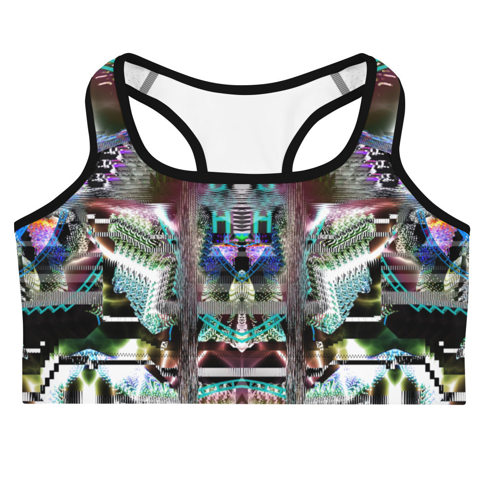 Psychedelic Rave Sports Bra