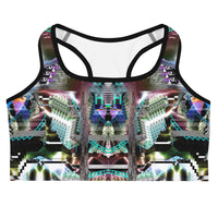 Thumbnail for Psychedelic Rave Sports Bra