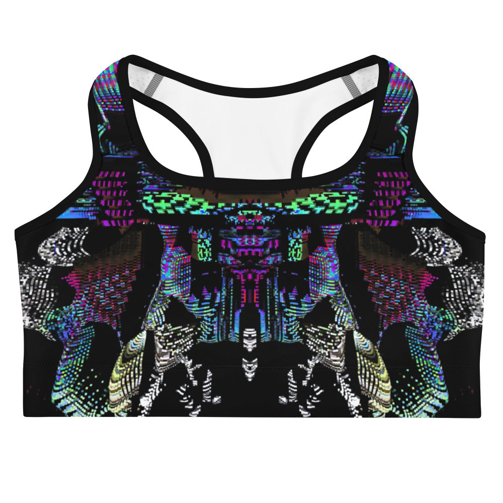 Psychedelic Rave Sports Bra