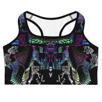 Thumbnail for Psychedelic Rave Sports Bra