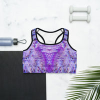 Thumbnail for Psychedelic Rave Sports Bra