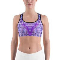 Thumbnail for Psychedelic Rave Sports Bra