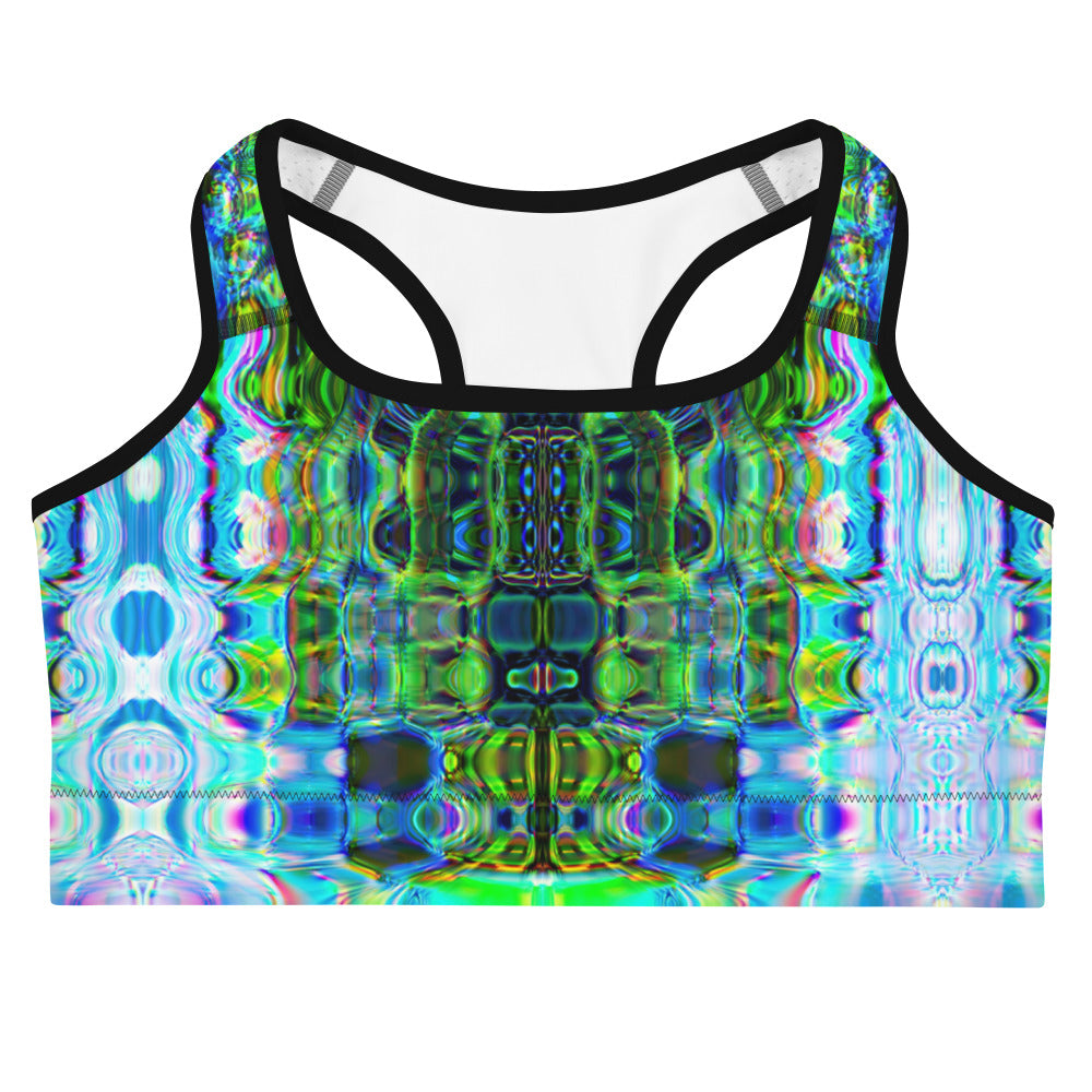 Psychedelic Rave Sports Bra