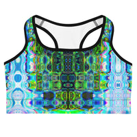 Thumbnail for Psychedelic Rave Sports Bra