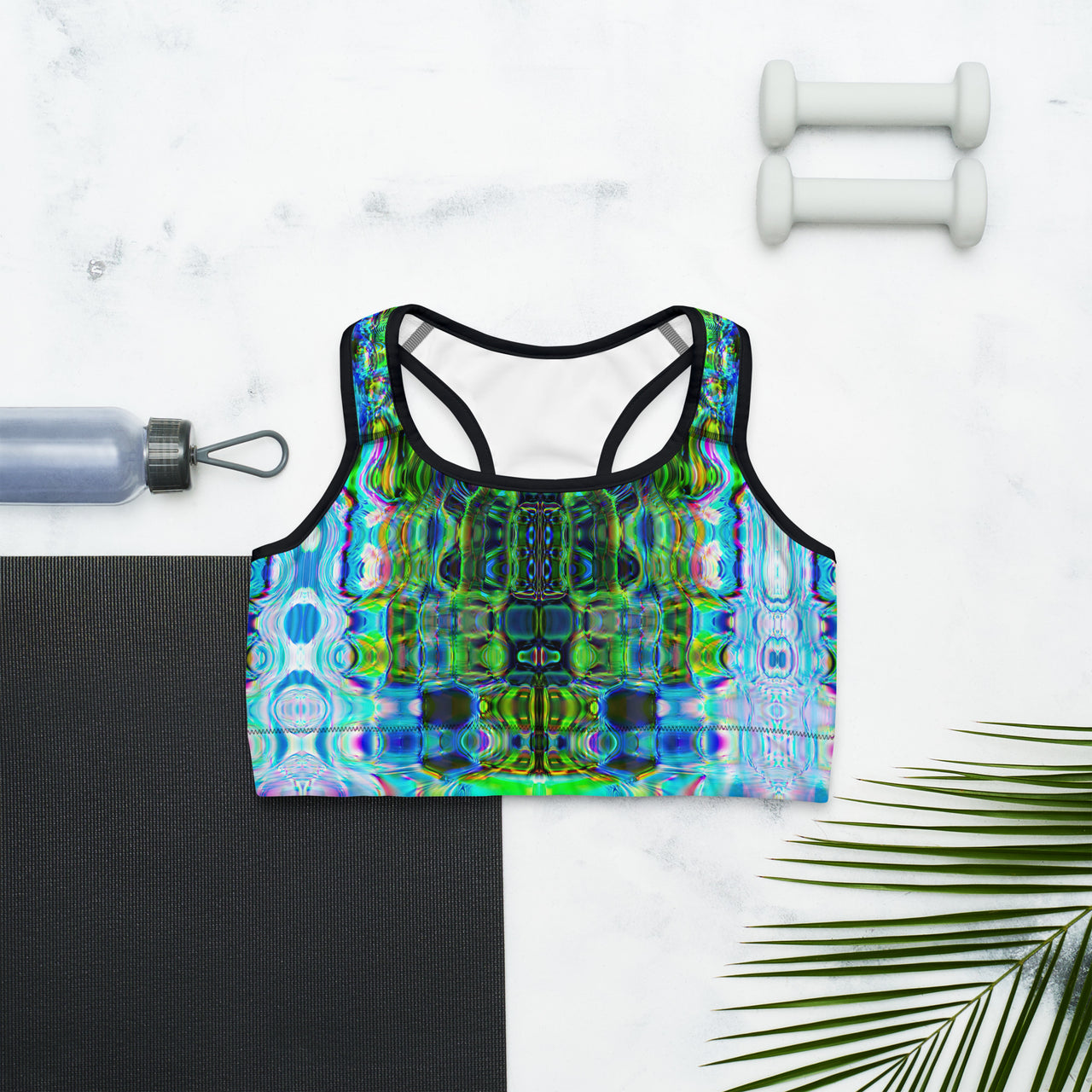 Psychedelic Rave Sports Bra