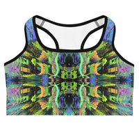 Thumbnail for Psychedelic Rave Sports Bra