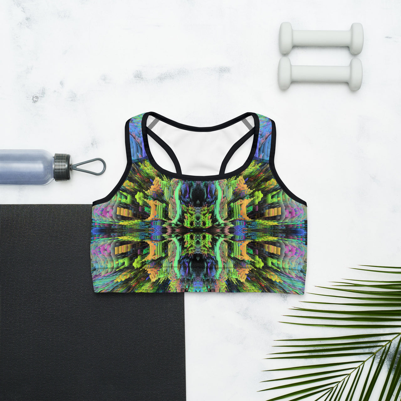 Psychedelic Rave Sports Bra