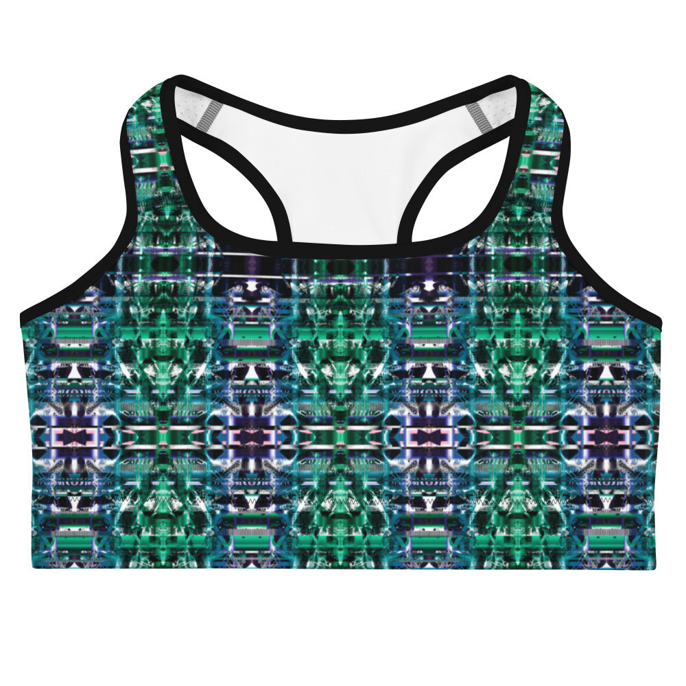 Psychedelic Rave Sports Bra