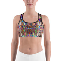 Thumbnail for Psychedelic Rave Sports Bra