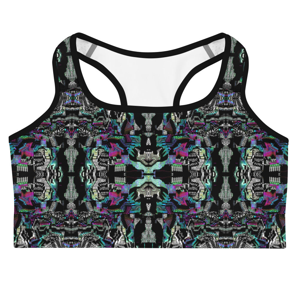 Psychedelic Rave Sports Bra