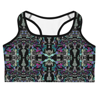 Thumbnail for Psychedelic Rave Sports Bra