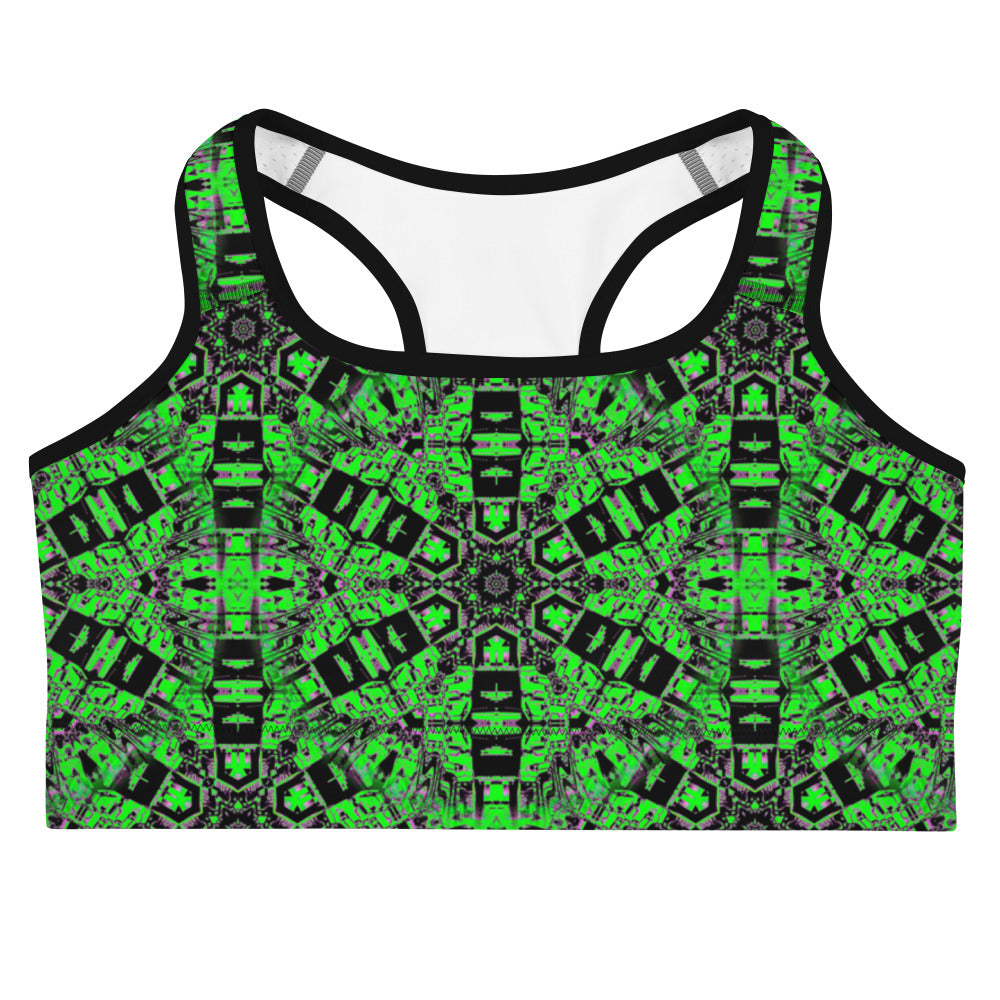 Psychedelic Rave Sports Bra