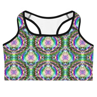 Thumbnail for Psychedelic Rave Sports Bra