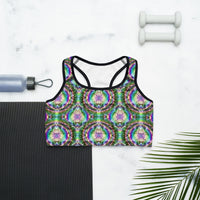 Thumbnail for Psychedelic Rave Sports Bra