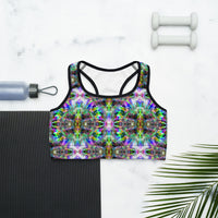 Thumbnail for Psychedelic Rave Sports Bra